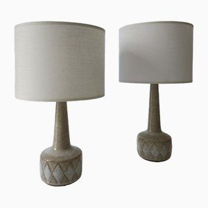 Ceramic Table Lamps from Palshus, Denmark, 1960s, Set of 2