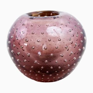 Portacandela o vaso Soliflore Space Age in vetro di Murano