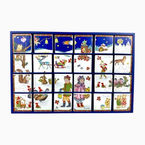 Special Edition Advent Calendar with 24 Porcelain Boxes from Hutschenreuther, 1999