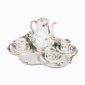 Limoges Porcelain Tea and Coffee Service, Set of 6