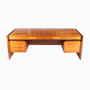 Mid-Century Danish Rosewood Executive Desk from Dyrlund, 1960s