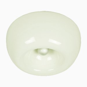 Weiße Velella Deckenlampe aus Opalglas & Metall von Achille Castiglioni für Flos, 1960er
