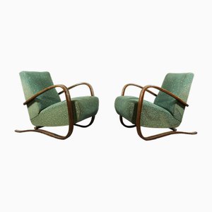 H-2269 Lounge Chairs by Jindrich Halabala, 1930s, Set of 2
