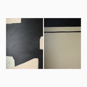 Bodasca, Compositions, Acrylic Paintings, Set of 2