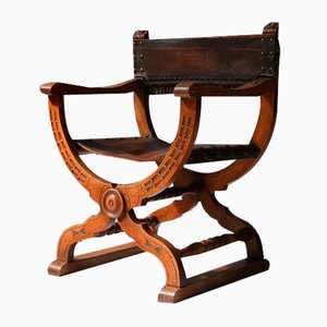 Chaise Trône Néo-Renaissance, 1890s