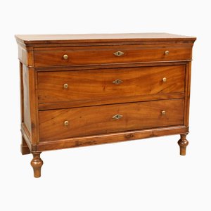 Antique Italian Louis Philippe Chest of Drawers in Walnut
