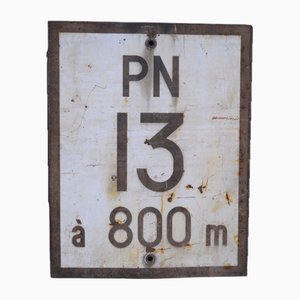 Panel Sign in Enameled Sheet Metal from SNCF, Germany, 1960s