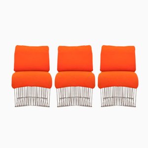 Pantonova Dining Chairs by Verner Panton for Fritz Hansen, 1971, Set of 3
