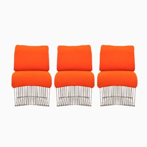 Pantonova Dining Chairs by Verner Panton for Fritz Hansen, 1971, Set of 3