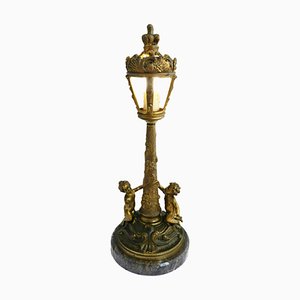 Französische Cherub Lampe, 1910er