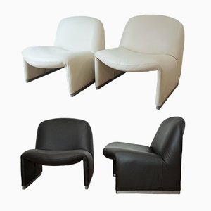 Alky Lounge Chairs by Giancarlo Piretti for Castelli, 1972, Set of 4