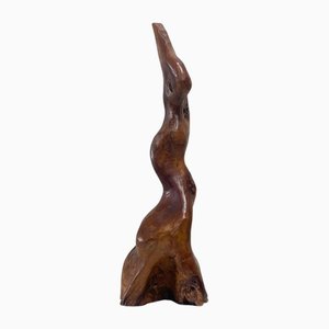 Vintage Holzskulptur, 1950er