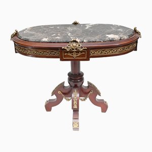 Louis XVI Hall Table Ormolu Marble Top