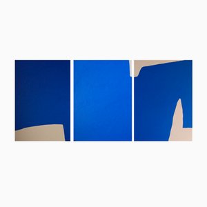 Bodasca, Abstrakte Kompositionen, Acrylbilder, 3er Set