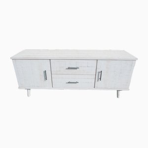 Palette Style Oak Sideboard by J.P. Delmas, 1990s