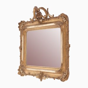 Espejo rococó dorado, Suecia, década de 1860