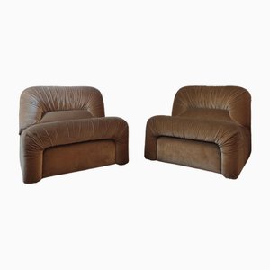 Italian Lounge Chairs, Set of 2