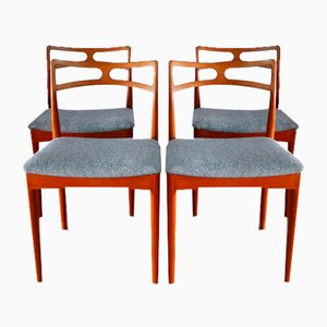 Teak Chairs Modell 94 by Johannes Andersen for Christian Linneberg, Denmark, 1960s, Set of 4