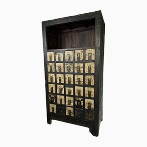 Early 19th Century Chinese Medicine Cabinet with Display Section