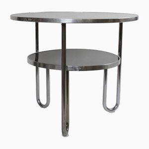 Bauhaus Loop Tisch aus Stahlrohr von Mauser Werke Waldeck, 1950er