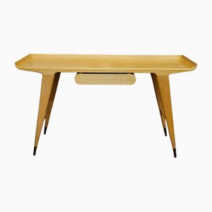Mid-Century Italian Ash Wood Desk