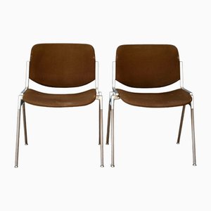 DSC Dining Chairs by Giancarlo Piretti for Castelli / Anonima Castelli, 1960s, Set of 2