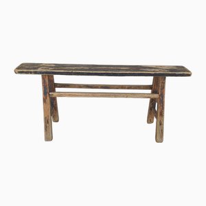 Banc de Cochon Vintage en Bois