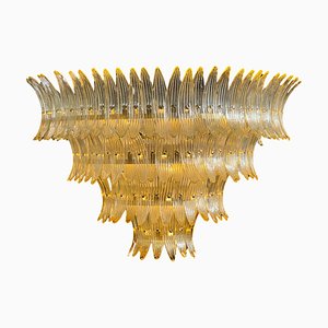 Lustre Palmette Vintage, Italie, Murano, 1990s