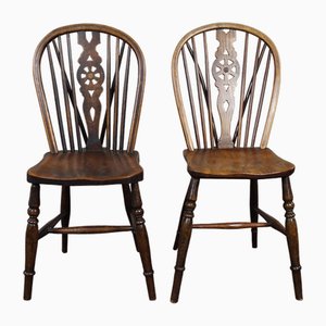 Chaises de Salle à Manger Windsor Antiques, Angleterre, 18ème Siècle, Set de 4