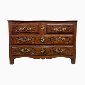 18th Century Louis XIV Solid Walnut Chest of Drawers