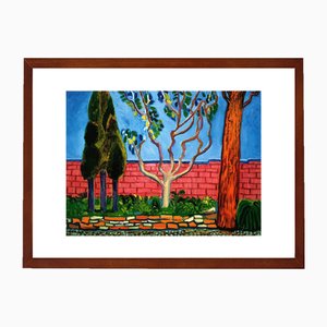 After David Hockney, Guest House Wall, 2000, Print