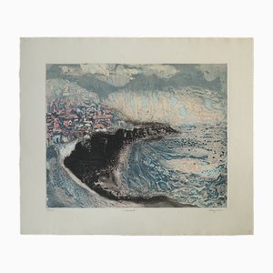 Lawrence Heyman, Sea Coast, grabado sobre papel Arches, años 60