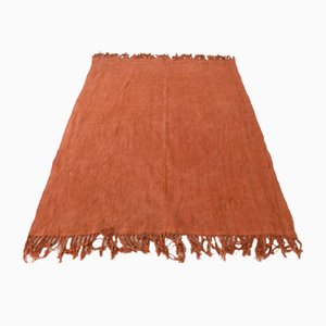 Vintage Teppich aus gedecktem Hanf