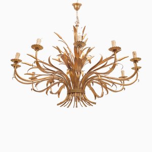 Wheat Wreath Kronleuchter mit 12 Leuchten von Hans Kogl, 1960er