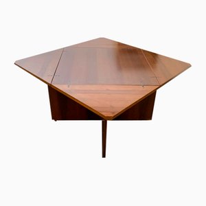 Extendable Table with Overwhelming Envelope Openings attributed to Vittorio Introini for Luigi Sormani, 1970s