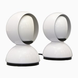 Eclissi Table Lamps by Vico Magistretti for Artemide, 1960s, Set of 2
