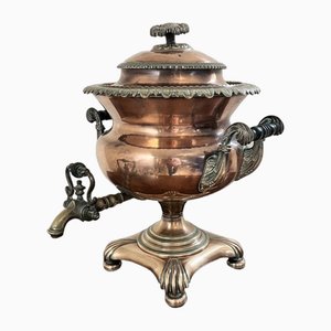 Grand Samovar Victorien Antique en Cuivre, 1860