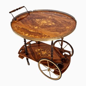 Carrito de té Sorrento, Italia, década de 1900