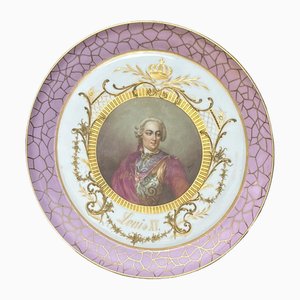 Assiette de Cabinet Portrait Ancien, France