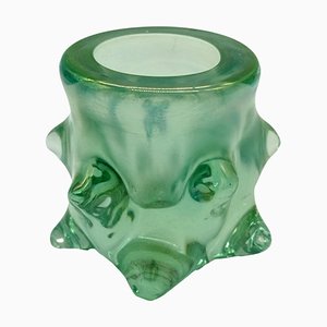 Green Murano Glass Little Vase by Barovier & Toso, Italy, 1960s