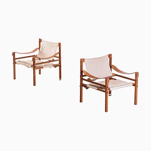 Sirocco Easy Chairs by Arne Norell, 1970s, Set of 2