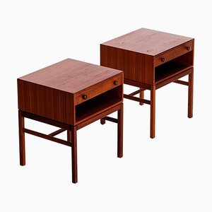 Model Casino Bedside Tables by Sven Engström & Gunnar Myrstrand, 1960s, Set of 2