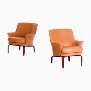 Pilot Chairs by Arne Norell, 1980s, Set of 2