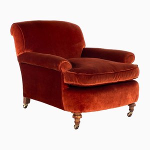 Viktorianischer Sessel mit tiefem Sitz