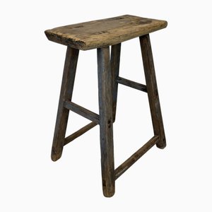 Vintage Rustic Wooden Stool