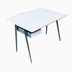 Dutch Industrial Desk attributed to Wim Rietveld for Ahrend De Cirkel, Netherlands, 1950s