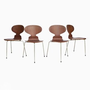 Vintage Ant Stühle von Arne Jacobsen für Fitz Hansen, 4er Set