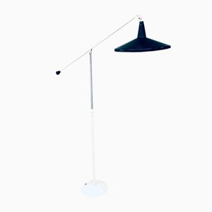 Lampadaire Panama Noir par Wim Rietveld pour Gispen, 1957