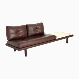 Ledersofa von Franz Köttgen für Kill International, 1970er