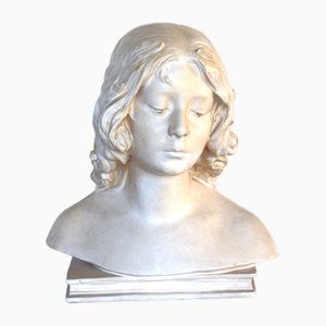 Busto femenino de Julien Caussé, década de 1890